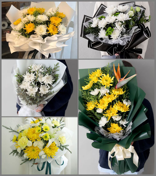 广东清远市连州市东陂镇香花村白事花束代送